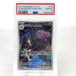PSA 10 Pokemon Card Weezing 105/098 AR SV10 Team Rocket Japanese Karte [10]
