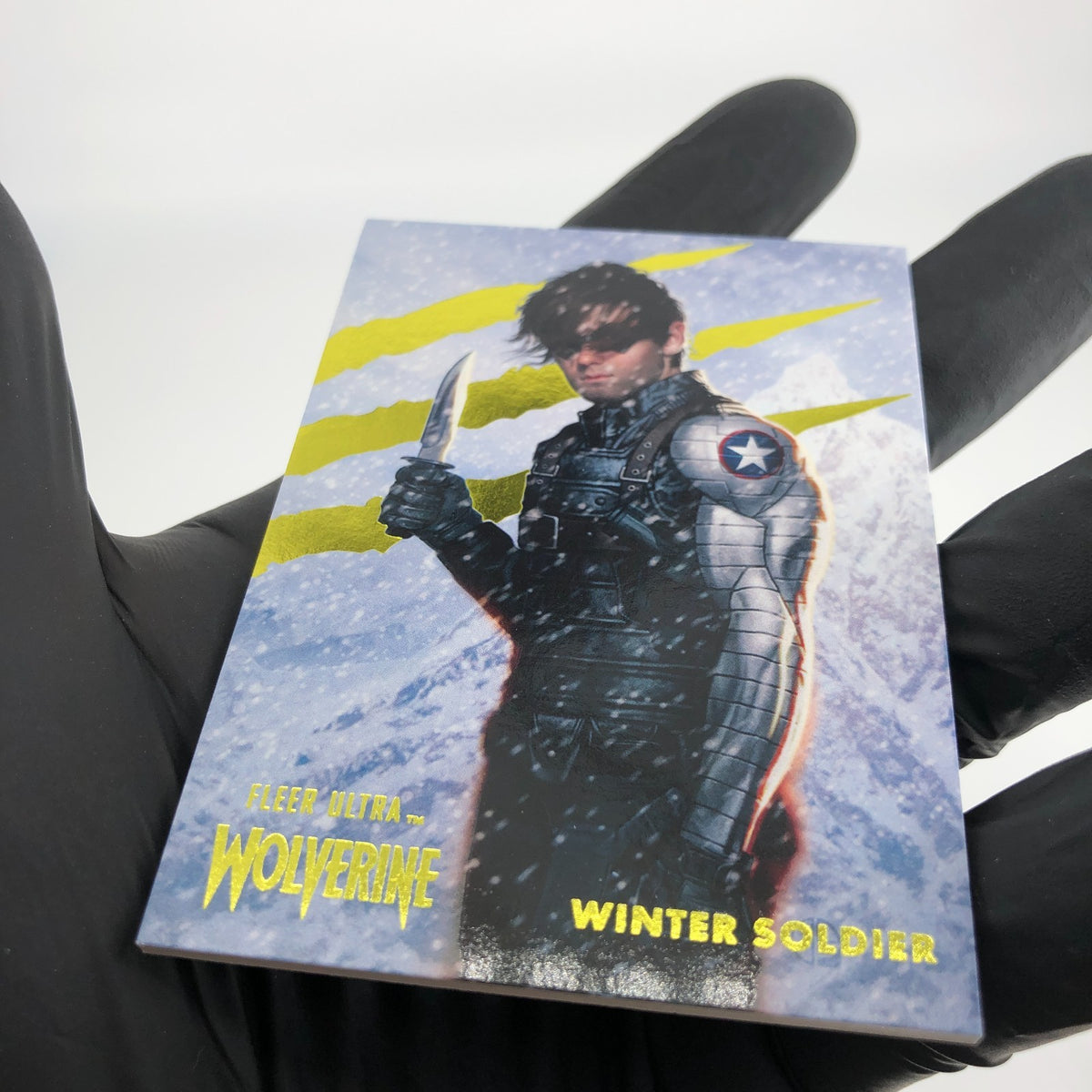 Marvel Card Winter Soldier 16 Gold /90 Fleer Upper Deck Ultra Wolverine [NM]