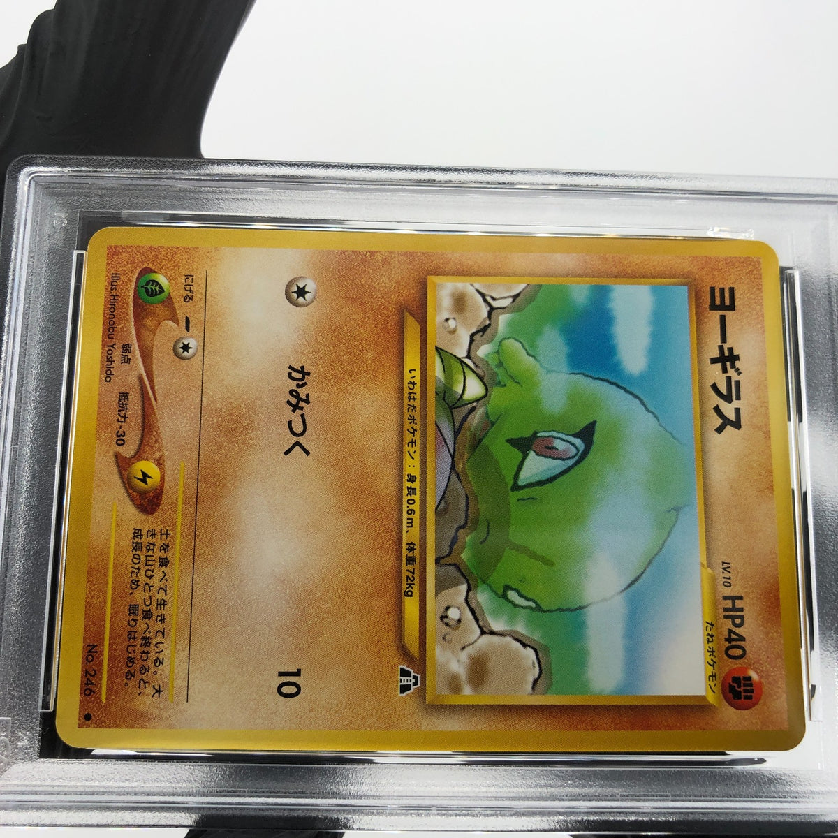 PSA 8 Pokemon Card Larvitar No.246 Neo 2 Japanese 2000 Karte [8]