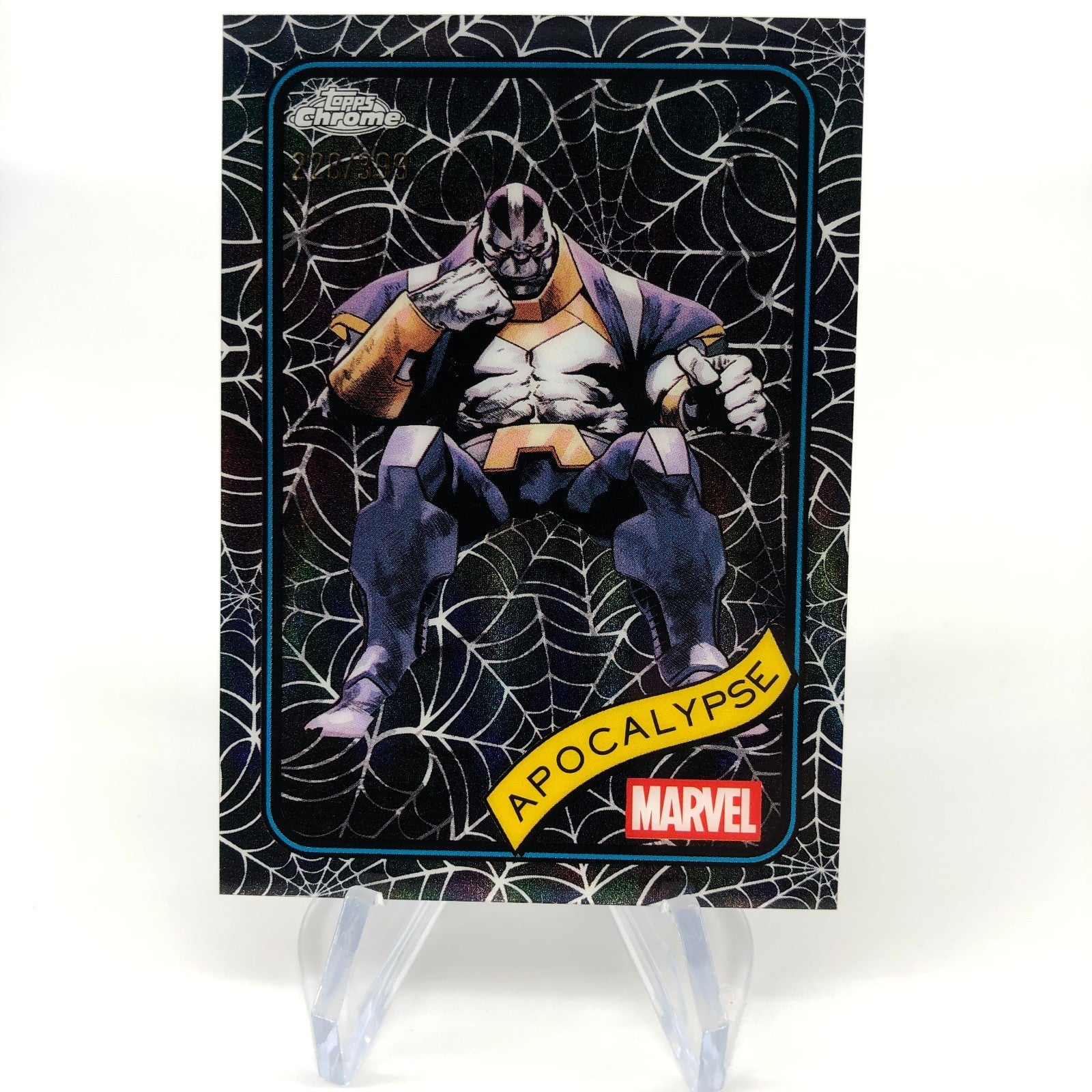 Marvel Card Apocalypse 162 Black Web /399 Topps Chrome 2025 [NM]