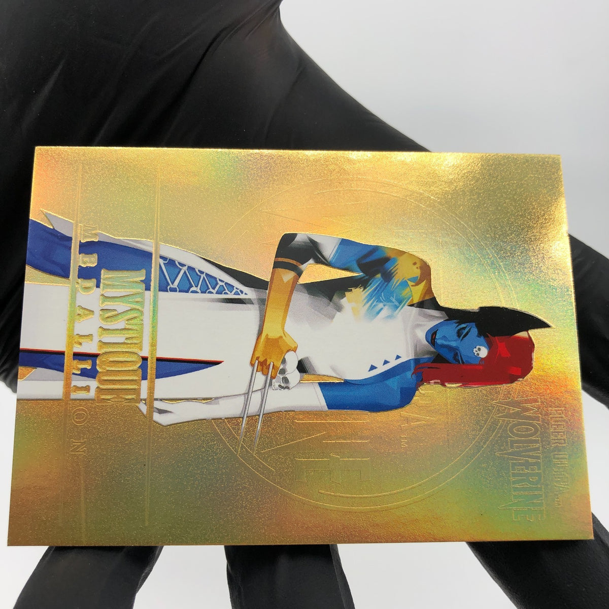 Marvel Card Mystique M-29 Gold /200 Fleer Upper Deck Ultra Wolverine [NM]