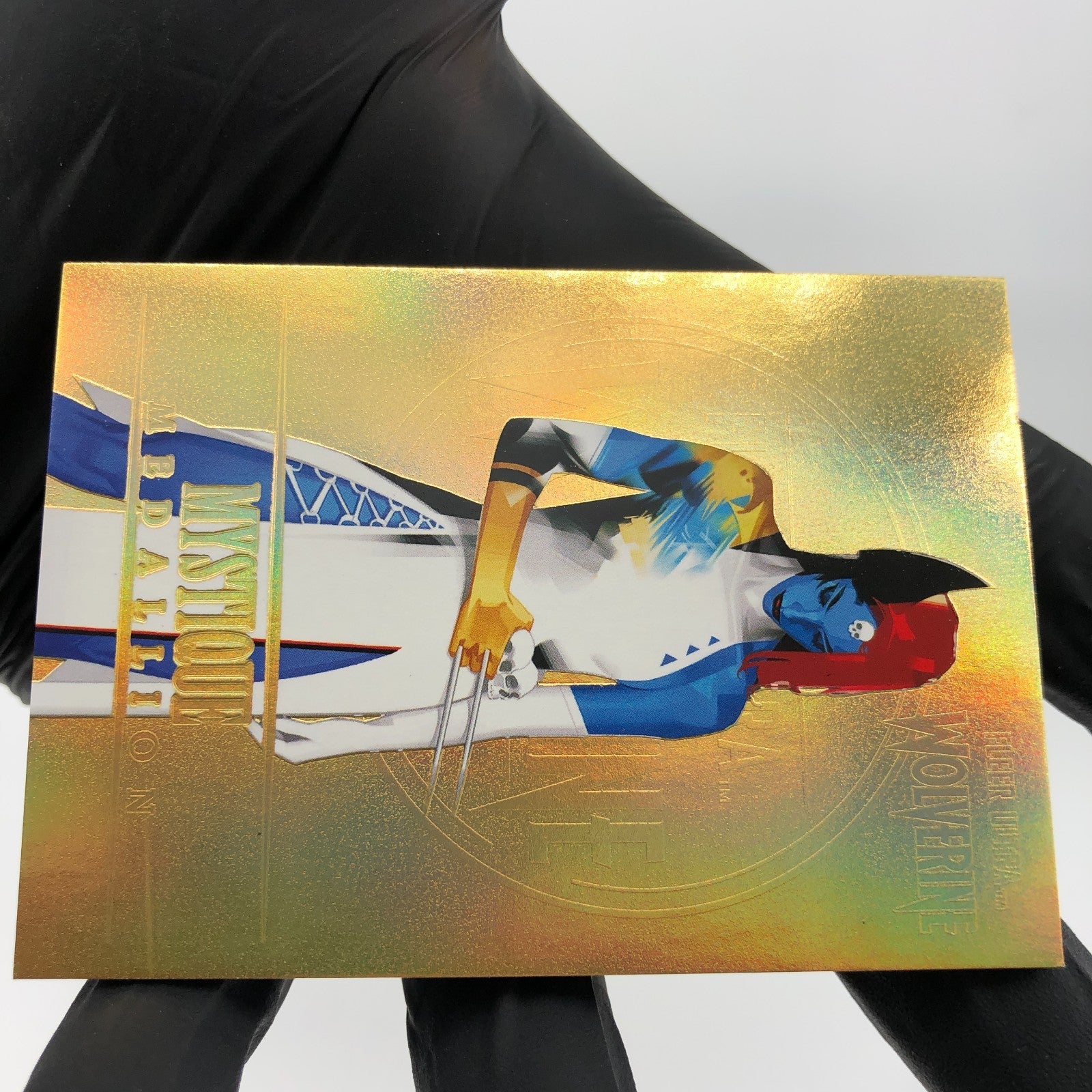 Marvel Card Mystique M-29 Gold /200 Fleer Upper Deck Ultra Wolverine [NM]