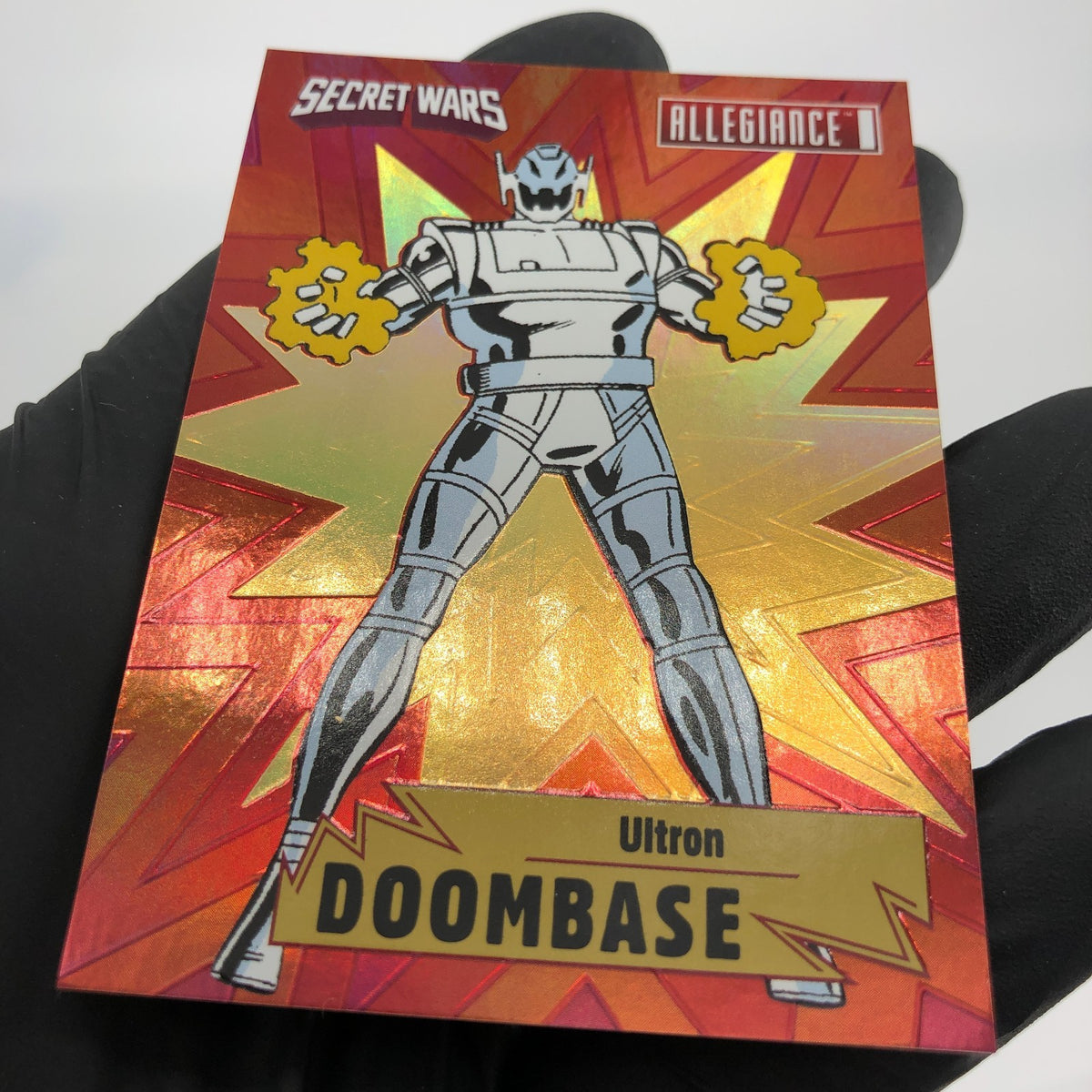 Marvel Card Secret Wars Ultron Doombase DB-4 Allegiance Upper Deck [NM]