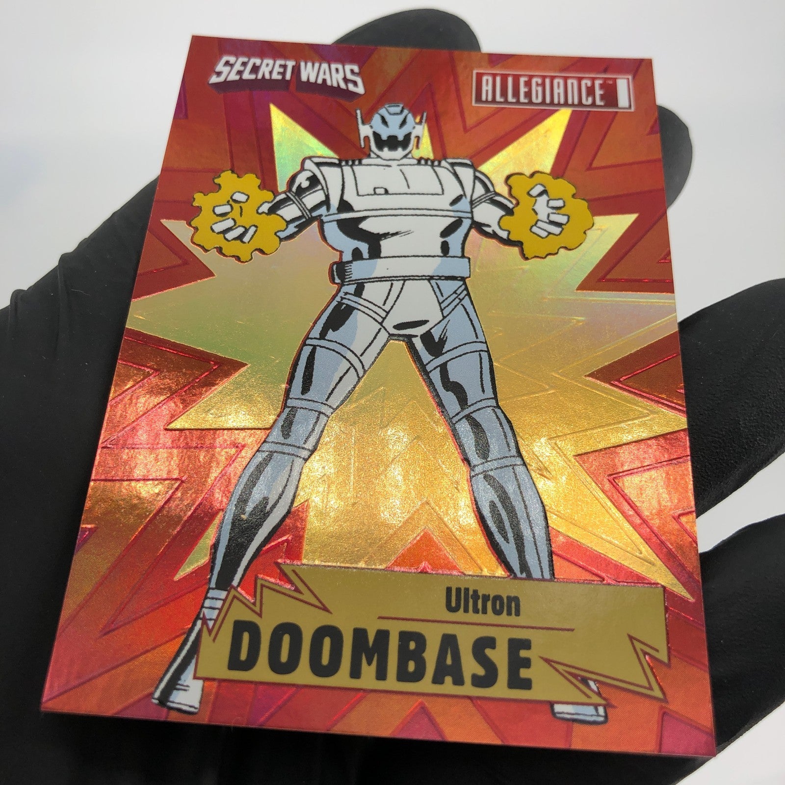 Marvel Card Secret Wars Ultron Doombase DB-4 Allegiance Upper Deck [NM]