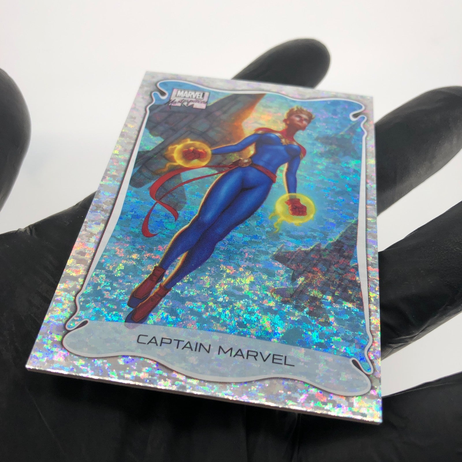 Marvel Card Captain Marvel 13 of 20 /99 Fleer Upper Deck Masterpieces 2022 [NM]