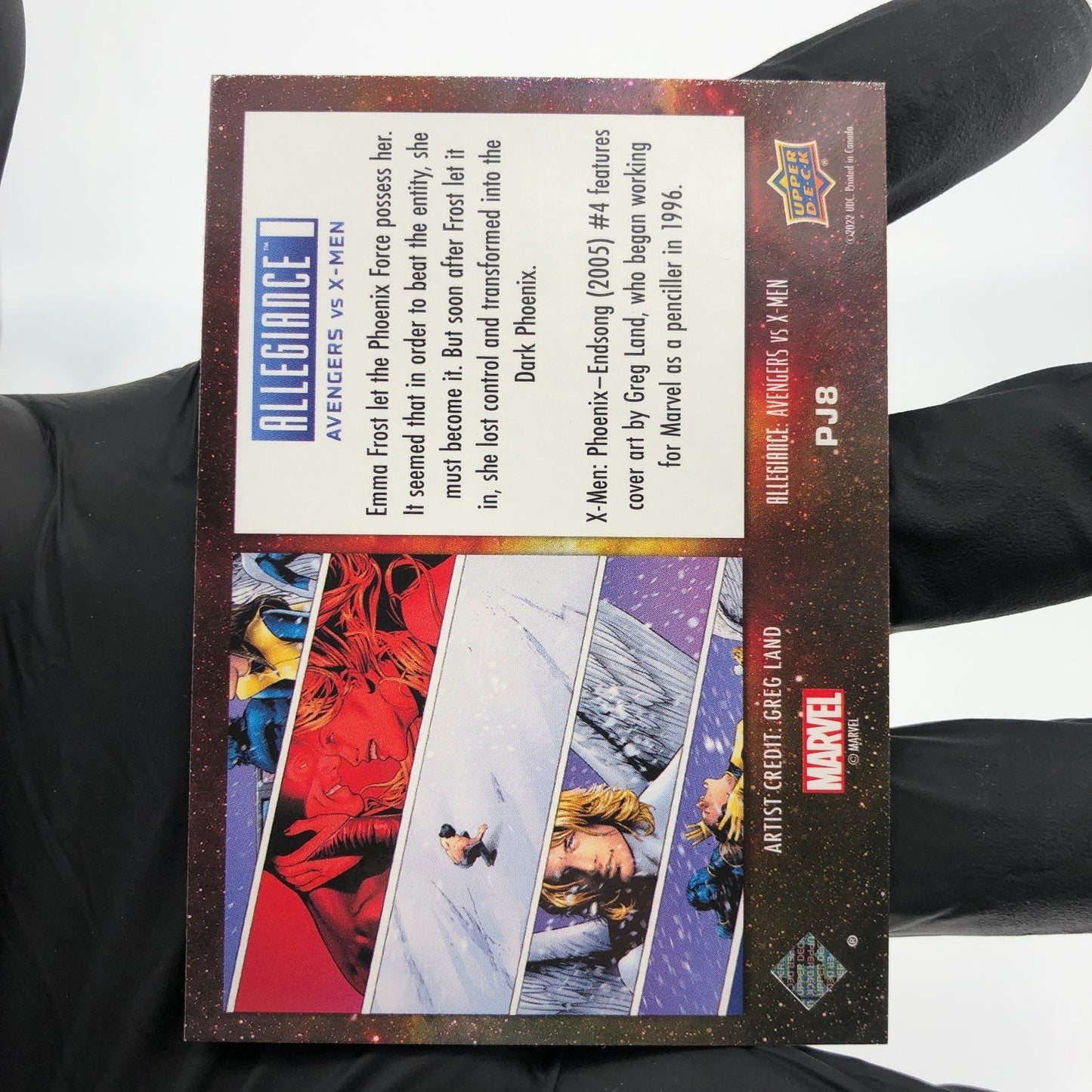 Marvel Card Phoenix Cosmic Journey PJ8 Holo Allegiance Upper Deck [NM]