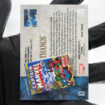 Marvel Card Thanos 83 Blue Traxx  Holo Fleer Upper Deck Masterpieces 92 [NM]