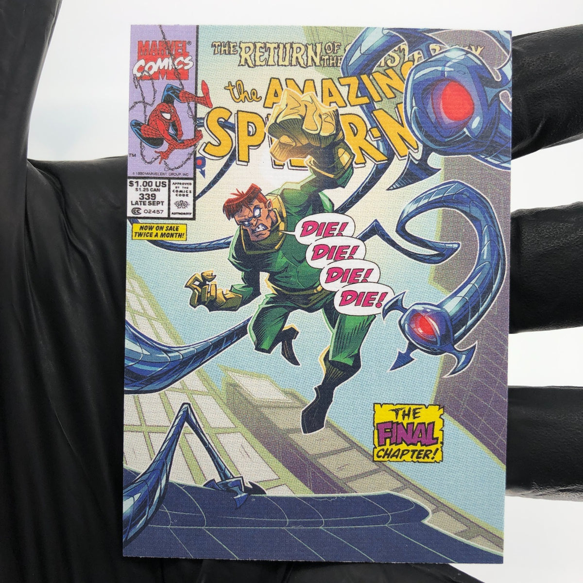 Marvel Card Doctor Octopus 66 Comic Covers Fleer Upper Deck Renditions [NM]