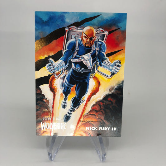 Marvel Card Nick Fury Jr. 33 Base Upper Wolverine Ultra [A]