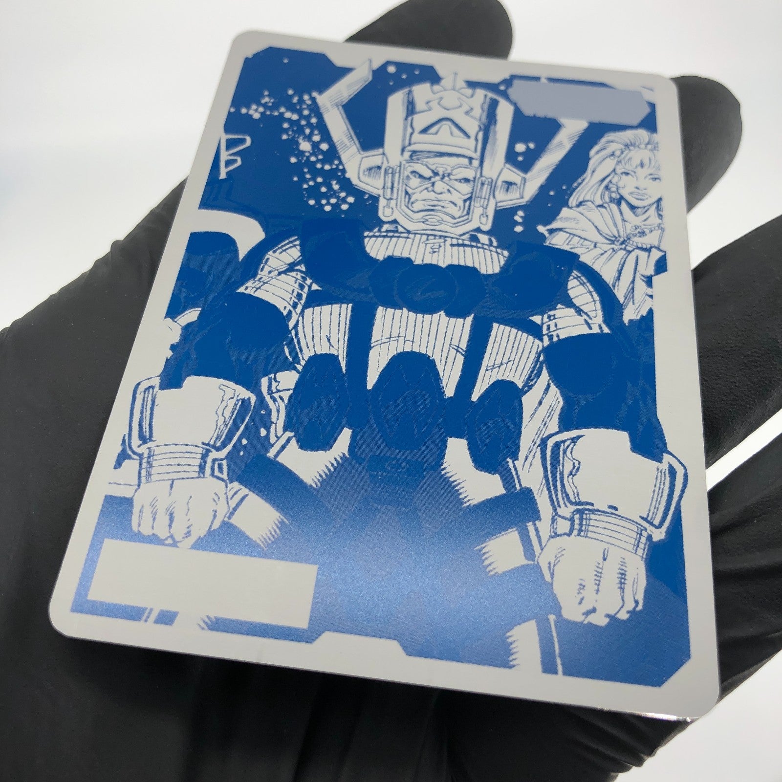Marvel Card Galactus 22 Cyan Printing Plate Infinity Allegiance Upper Deck [NM]