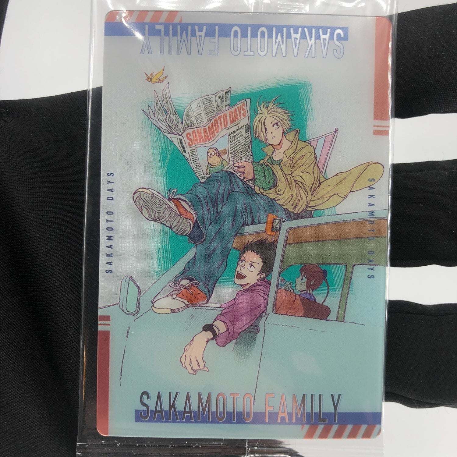 Sakamoto Days Card Wafer Heisuke and Shin V-17 Holo Japanese [Rank S]