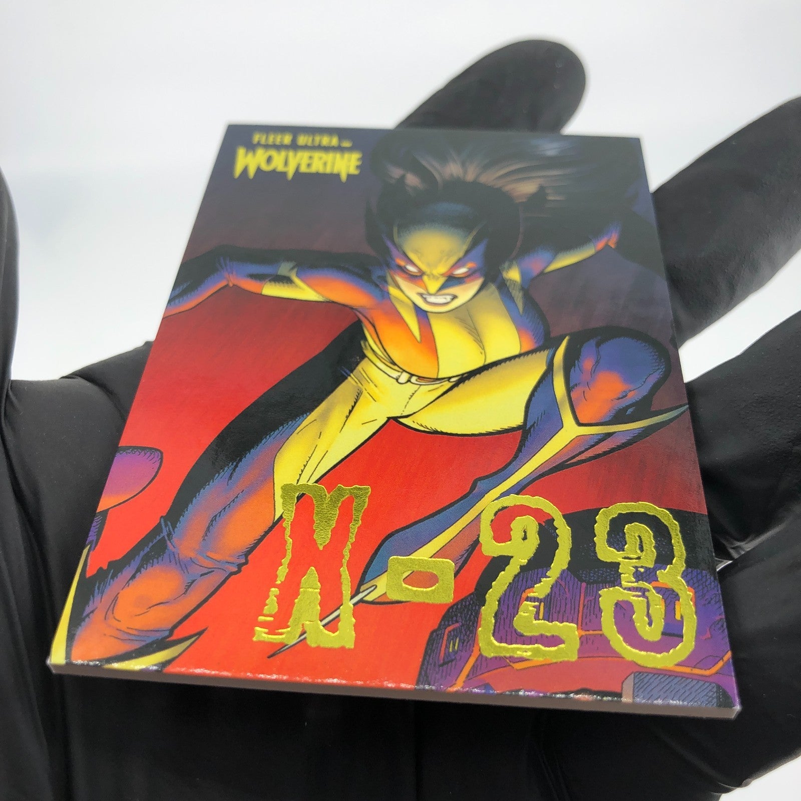 Marvel Card X-23 X-3 Gold /90 Fleer Upper Deck Ultra Wolverine [NM]