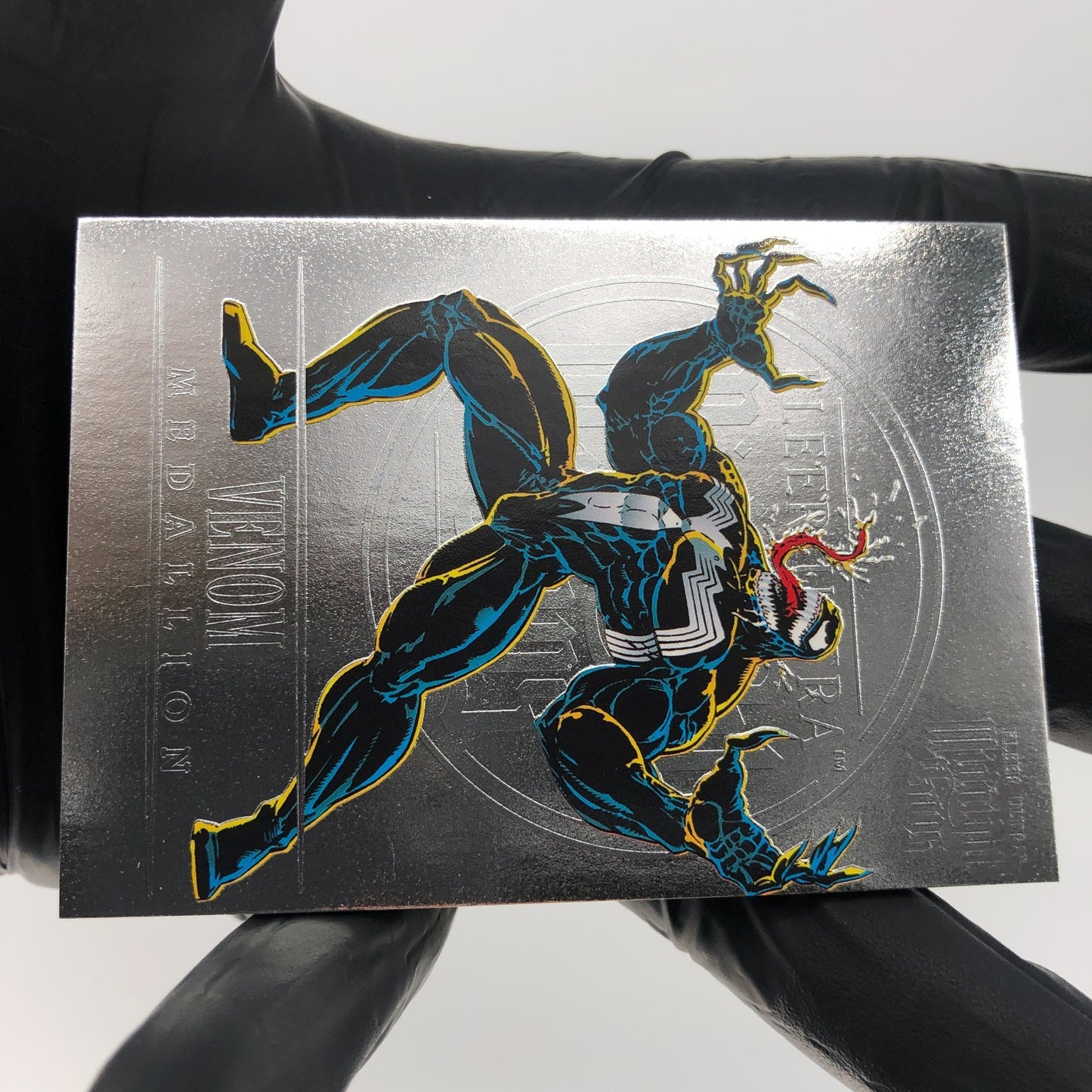 Marvel Card  Venom M-45 Medallion Fleer Upper Deck Midnight Sons [NM]