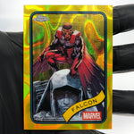 Marvel Card Falcon 80 Yellow Lava Refractor Topps Chrome 2025 [NM]