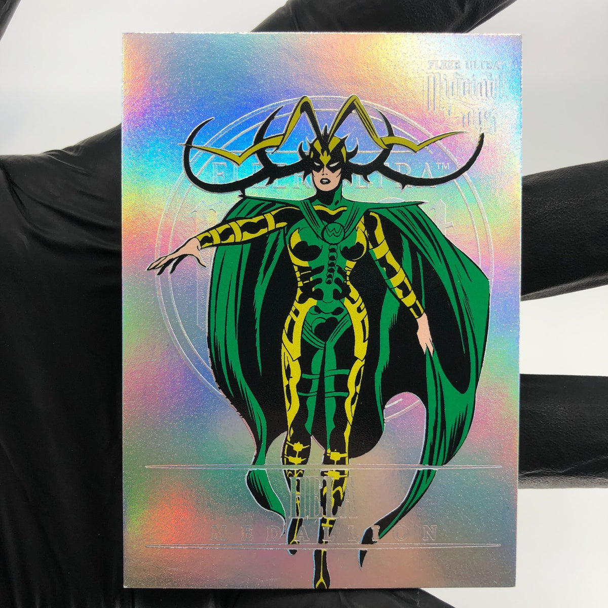 Marvel Card Hela M-18 Platinum /100 Midnight Sons 2022 Fleer Upper Deck [NM]