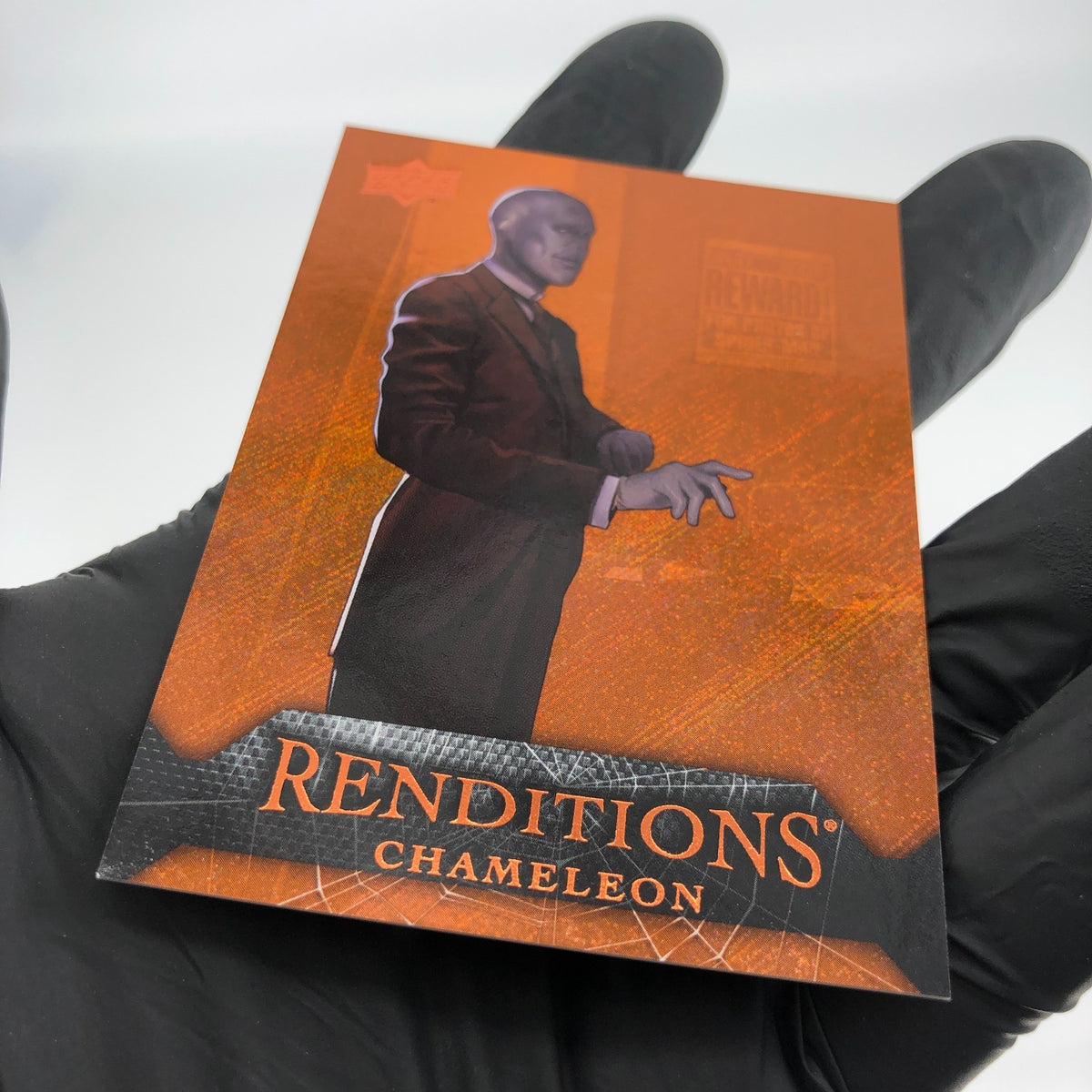 Marvel Card Chameleon 17 Orange  /299 Fleer Upper Deck Renditions [NM]