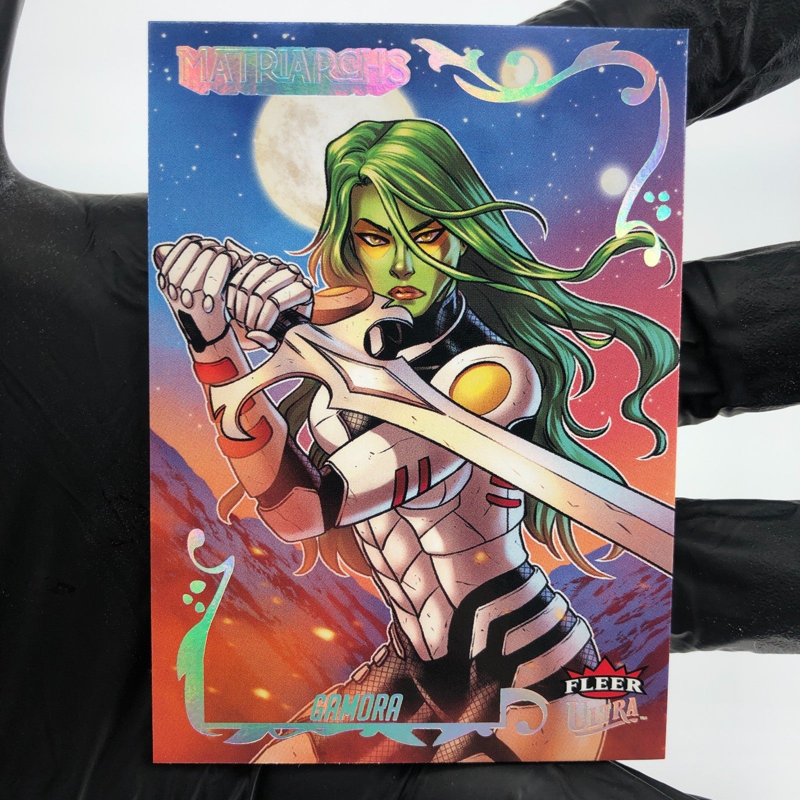 Marvel Card Gamora 17 Silver Spectrum Matriarchs 2024 Fleer Upper Deck [NM]