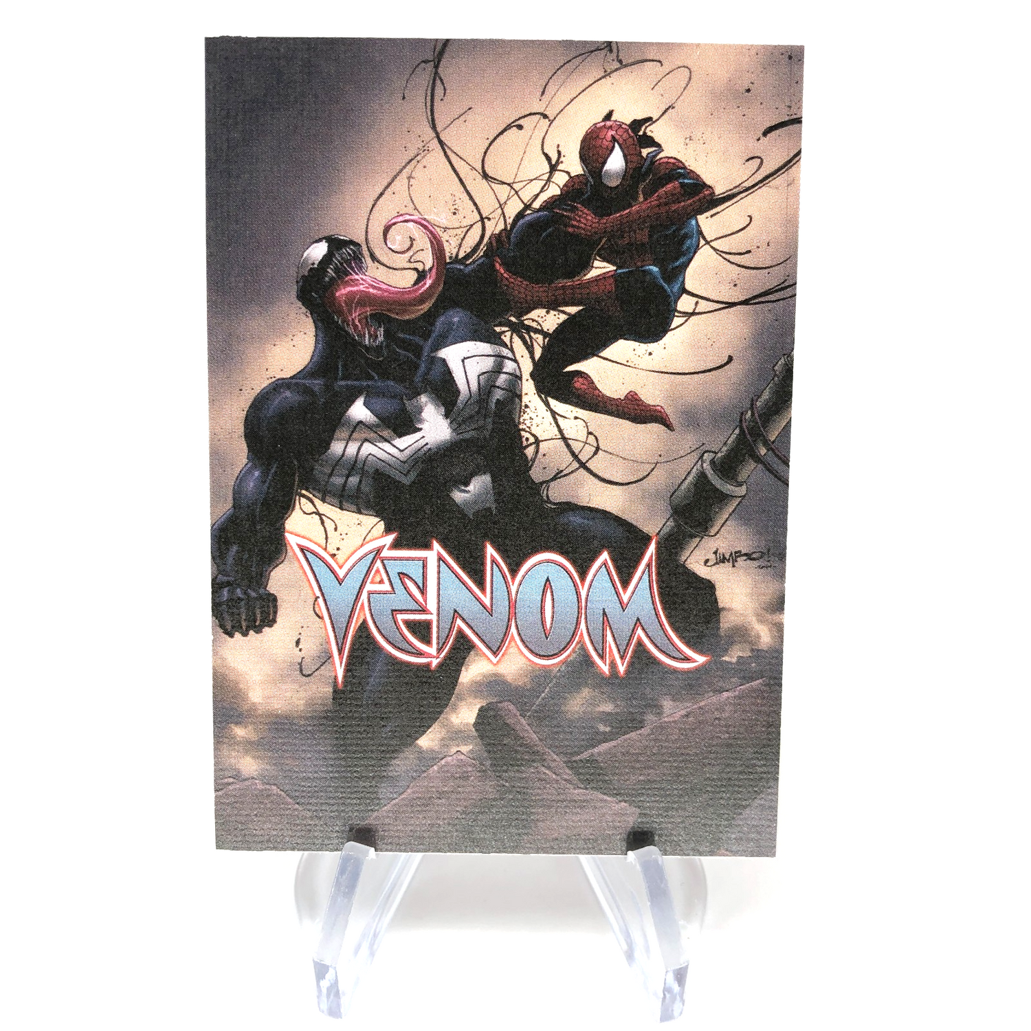 Marvel Card Venom 48 Comic Covers Fleer Upper Deck Renditions [NM]