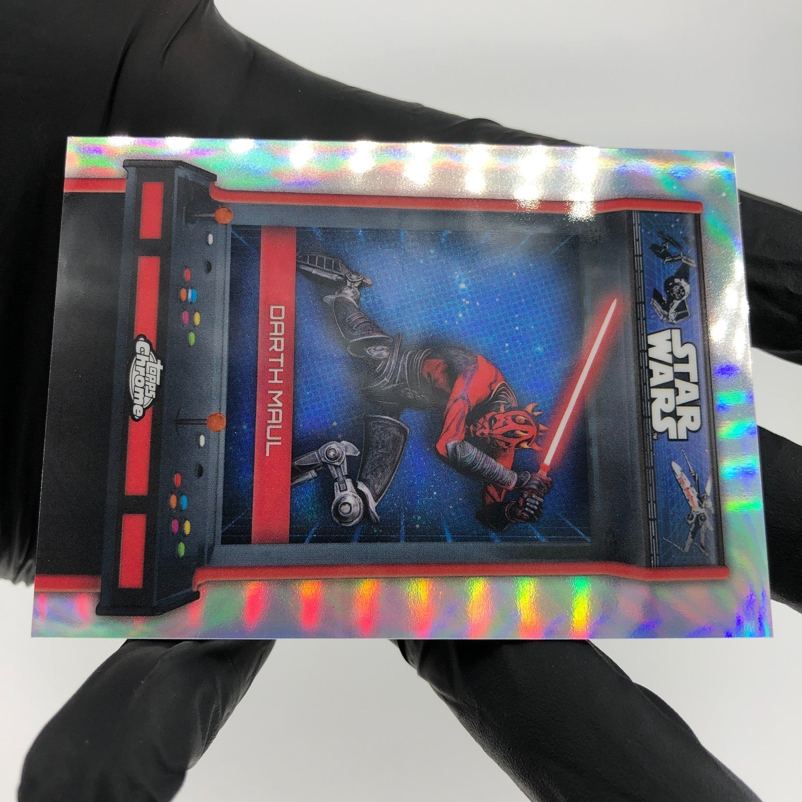 2025 Topps Chrome Star Wars Darth Maul  BS-M Bonus Stage Holo [NM]