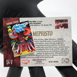 Marvel Card Mephisto Blue Traxx 54-V Variant  Fleer Upper Deck Masterpieces [NM]