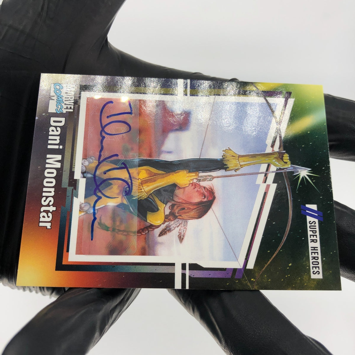 Marvel Card Dani Moonstar 80 Signed  /35 Tom Fleming Upper Deck Renditions [NM]