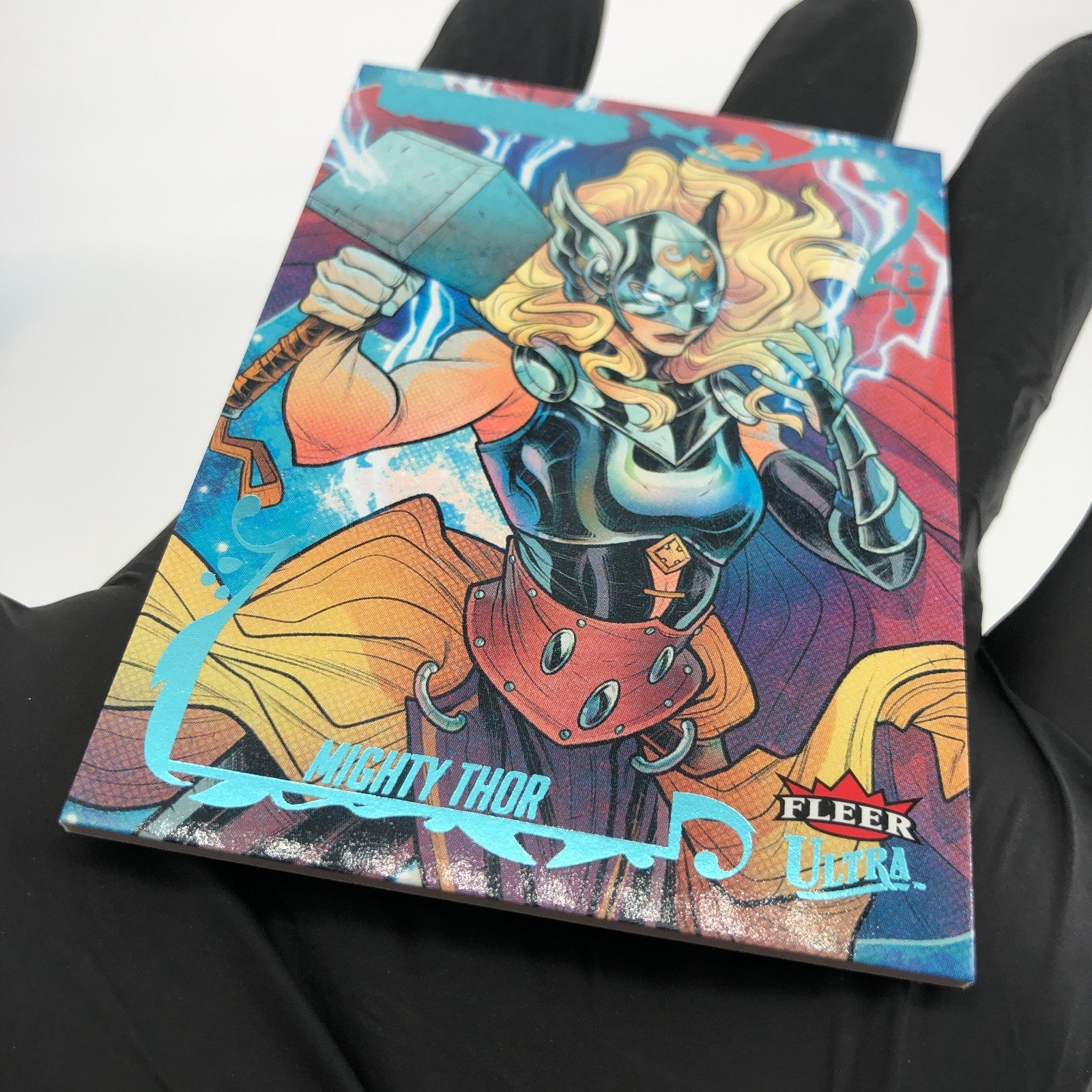 Marvel Card Mighty Thor 47 Light Blue /129 Matriarchs 2024 Fleer Upper Deck [NM]
