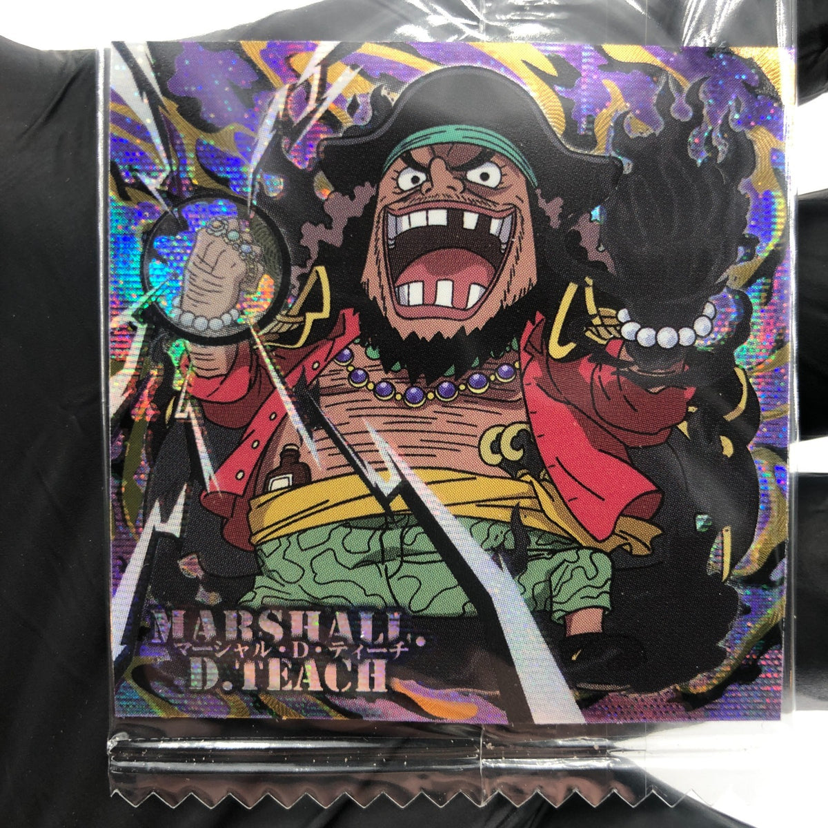 One Piece Black Beard SW2-S2 SEC Holo Wafer  Japanese [Sealed]