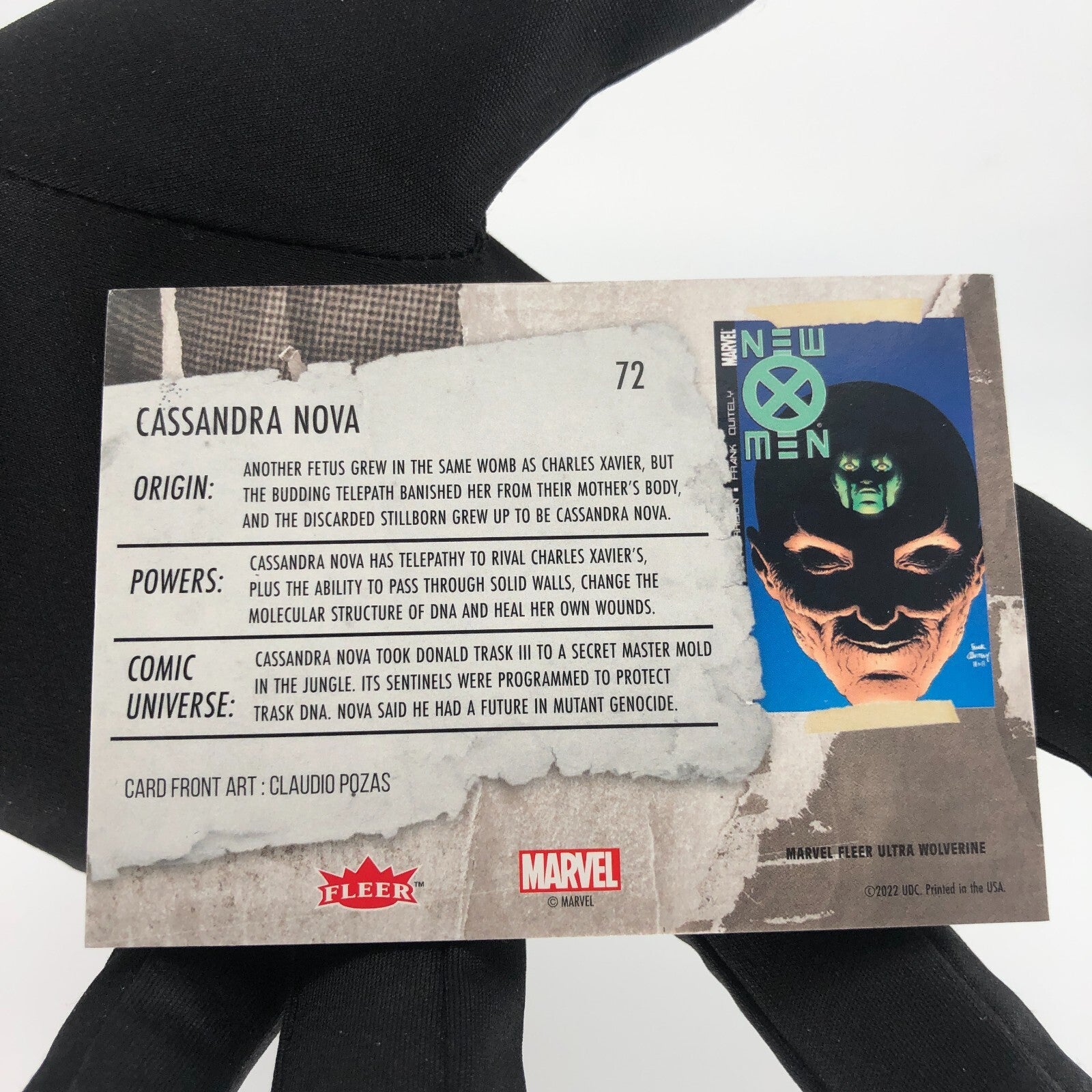 Marvel Card Cassandra Nova 72 Base Upper Wolverine Ultra [A]
