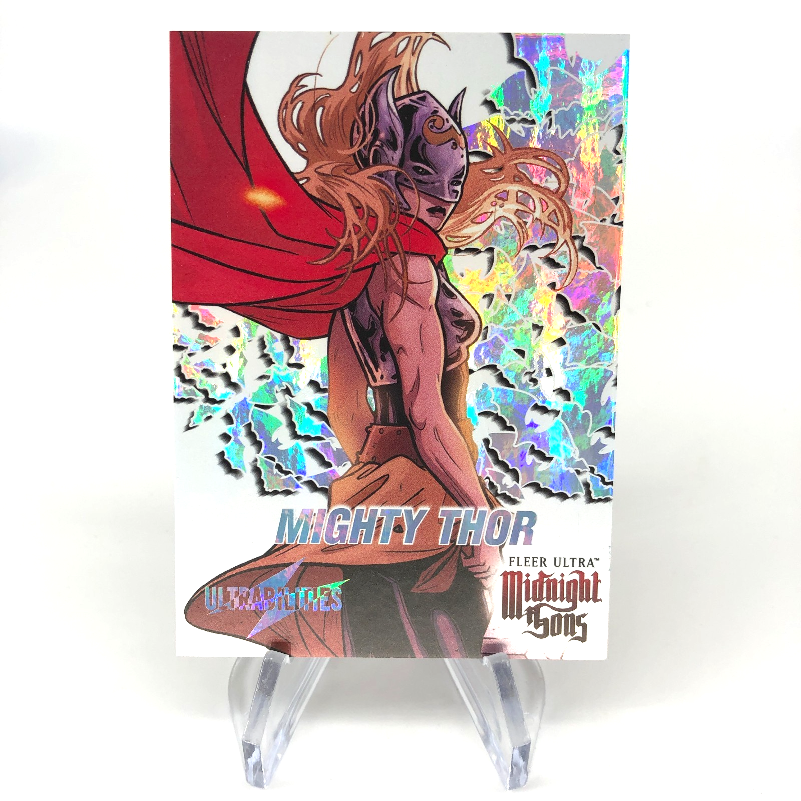 Marvel Card Mighty Thor 17 of 30 UB Midnight Sons 2022 Fleer Upper Deck [NM]