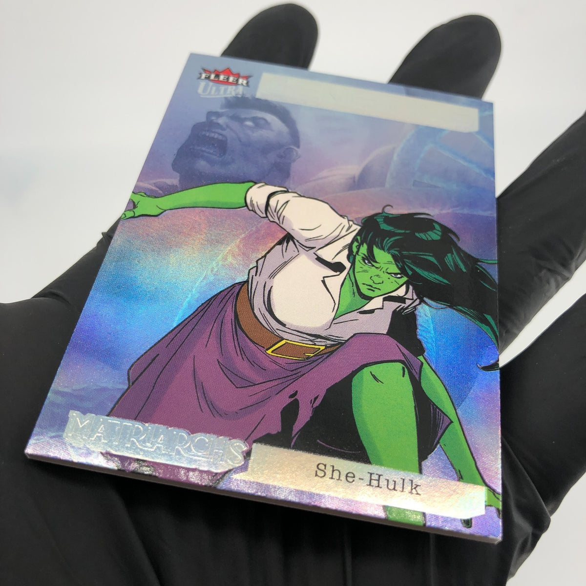 Marvel Card She-Hulk GN-8 Genetics Holo Matriarchs 2024 Fleer Upper Deck [NM]