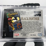 PSA 9 Marvel Card Black Panther 4 Red Prism /492 Upper Deck Masterpieces [9]