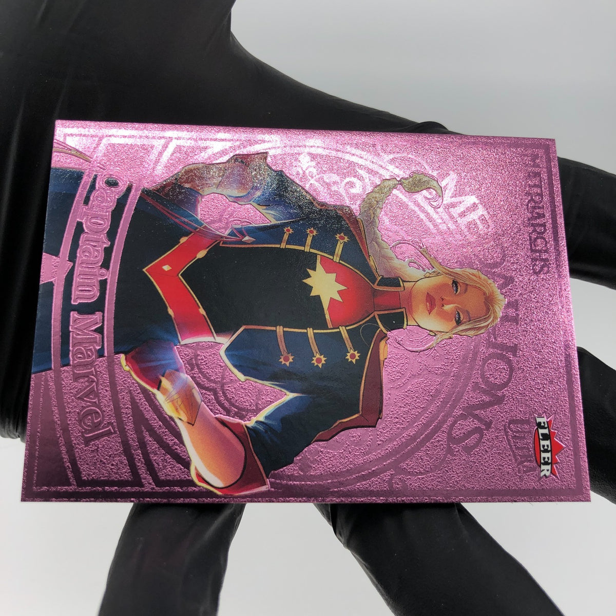 Marvel Card Captain Marvel M-50 Holo Matriarchs 2024 Fleer [NM]