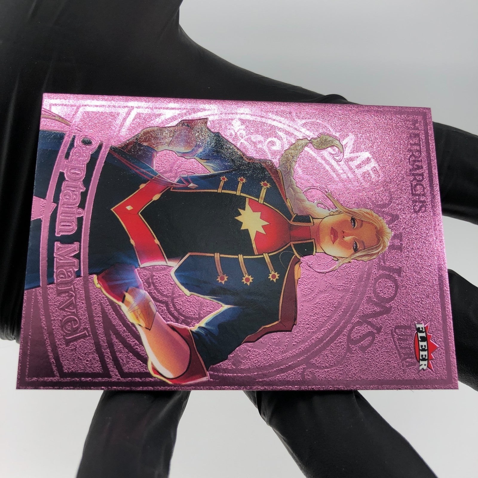 Marvel Card Captain Marvel M-50 Holo Matriarchs 2024 Fleer [NM]