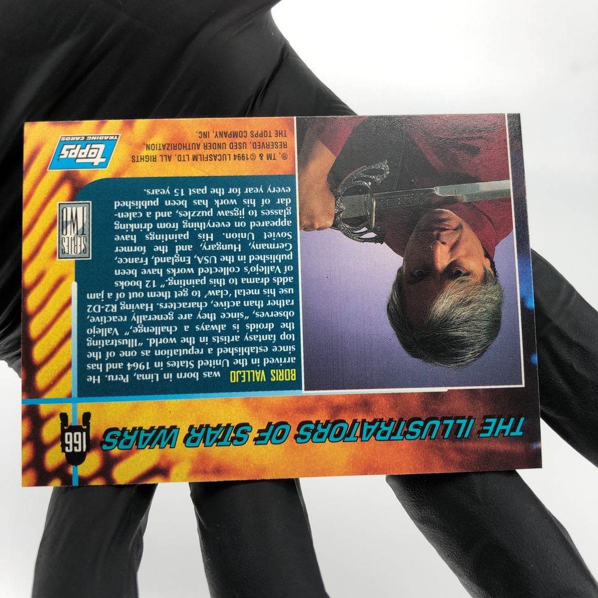 Star Wars Galaxy Card C3P-O R2D2 Illustrator of 166 Topps  1994 [NM]