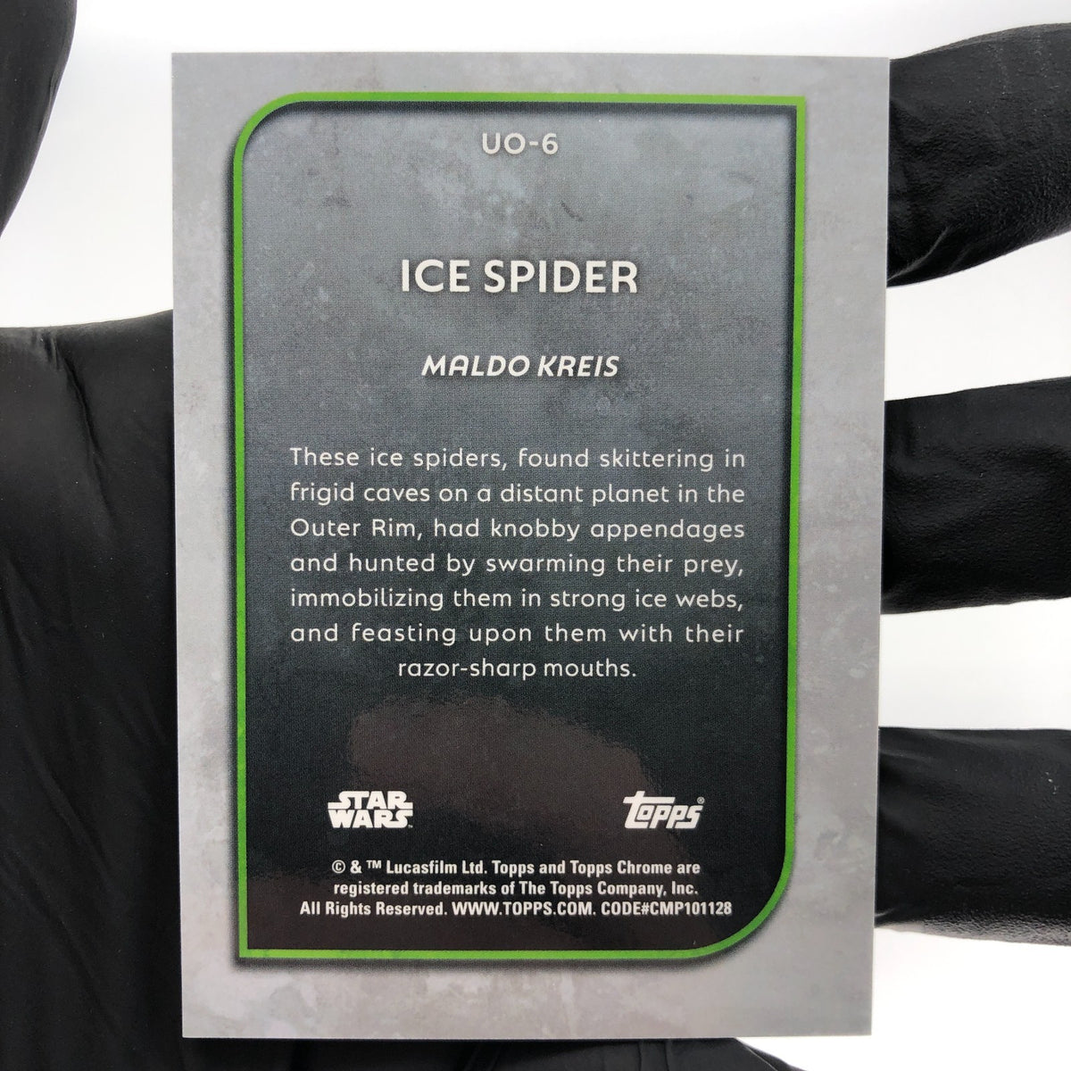 2025 Topps Chrome Star Wars Out of World Oddities Ice Spider UO-6 /99 [NM]