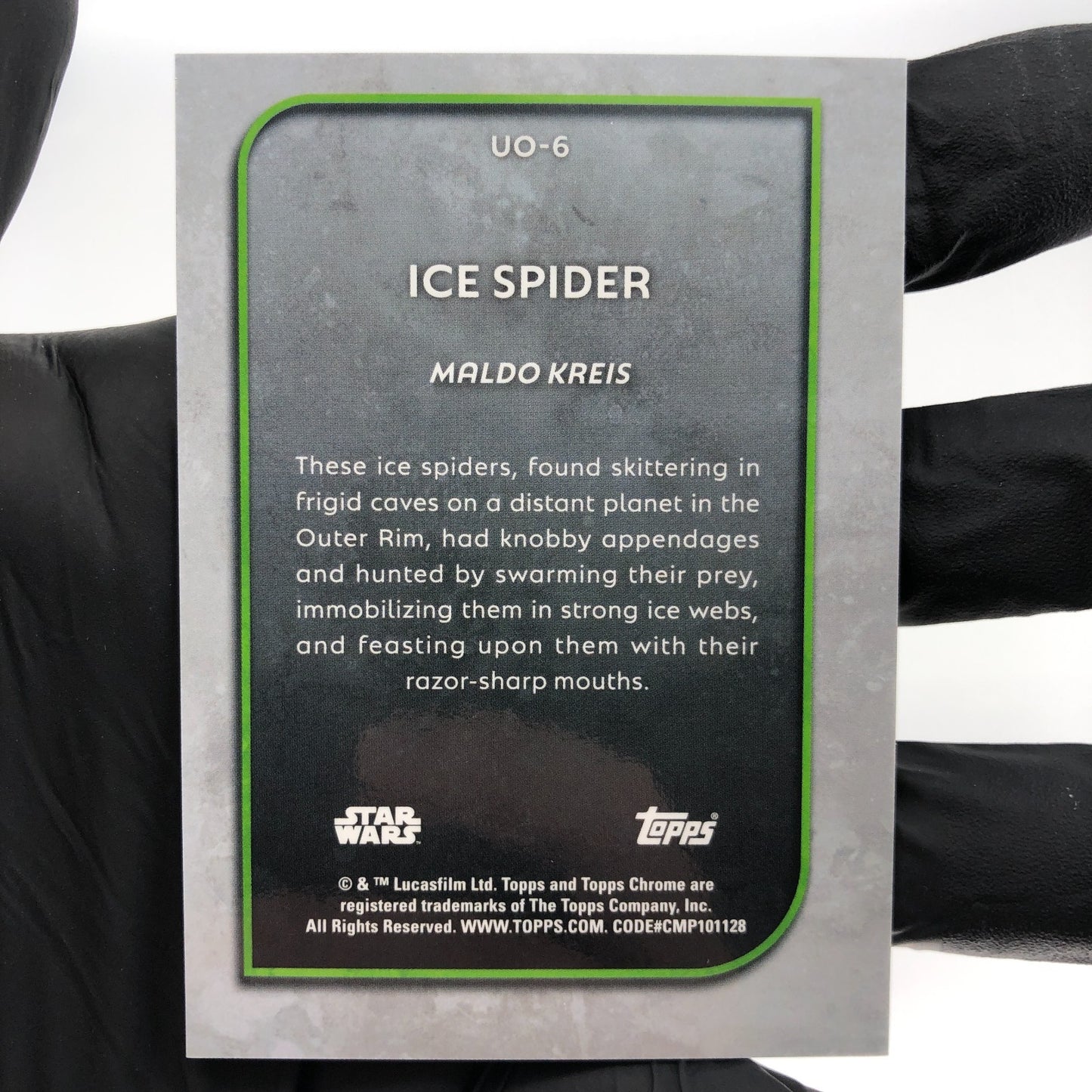 2025 Topps Chrome Star Wars Out of World Oddities Ice Spider UO-6 /99 [NM]