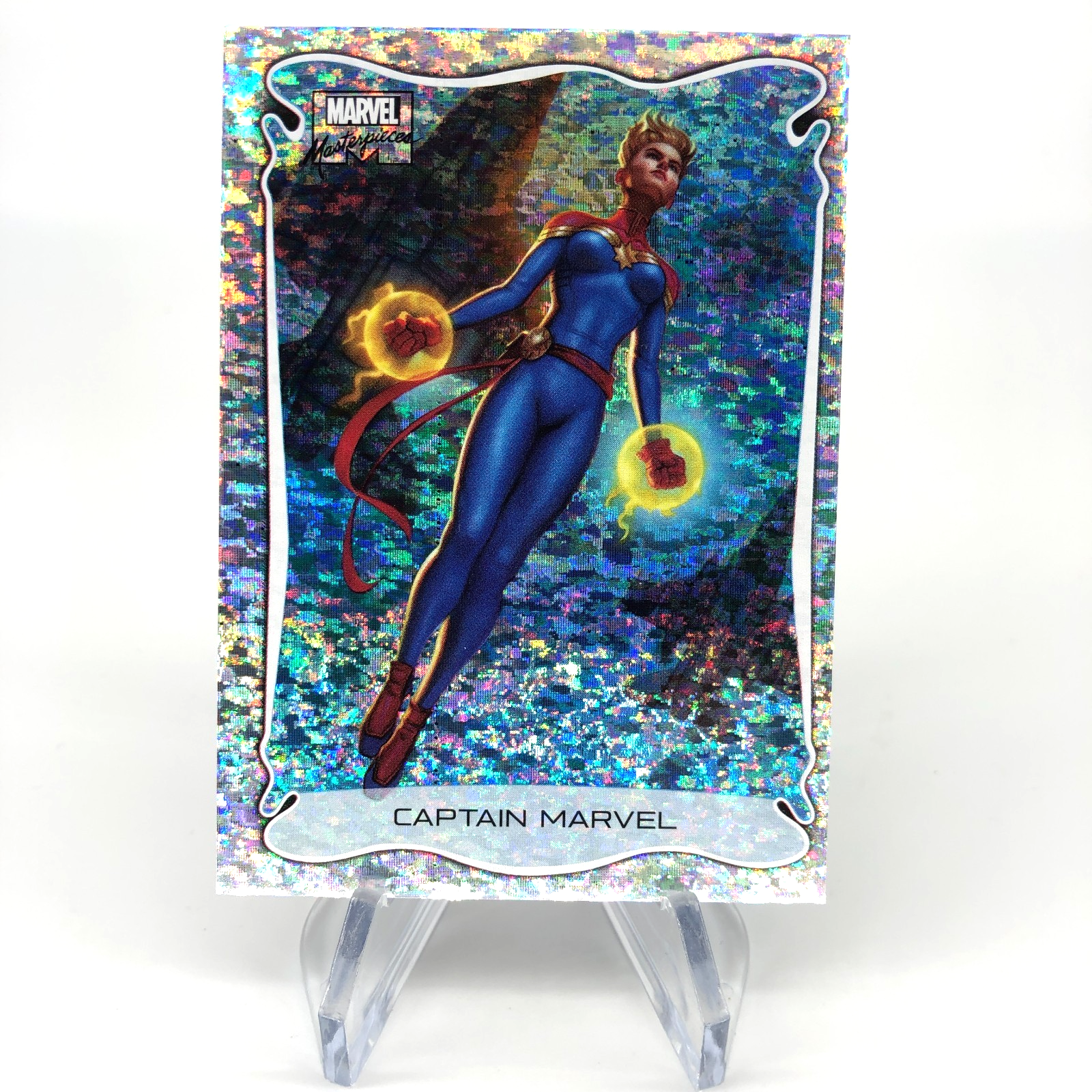 Marvel Card Captain Marvel 13 of 20 /99 Fleer Upper Deck Masterpieces 2022 [NM]
