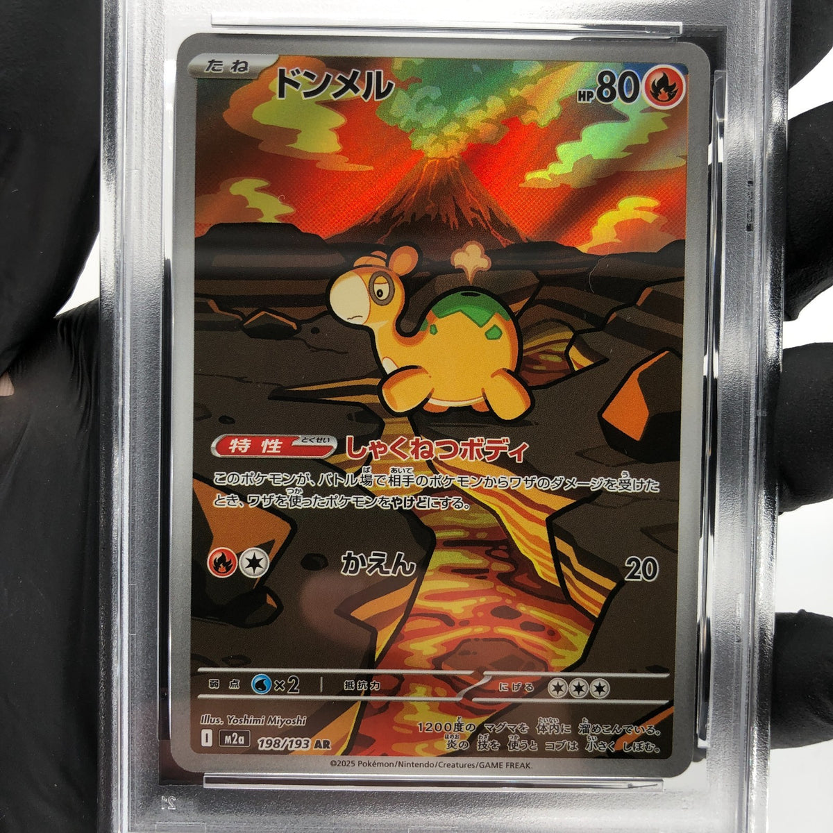PSA 10 Pokemon Card Numel 198/193 AR M2a Japanese Karte [10]