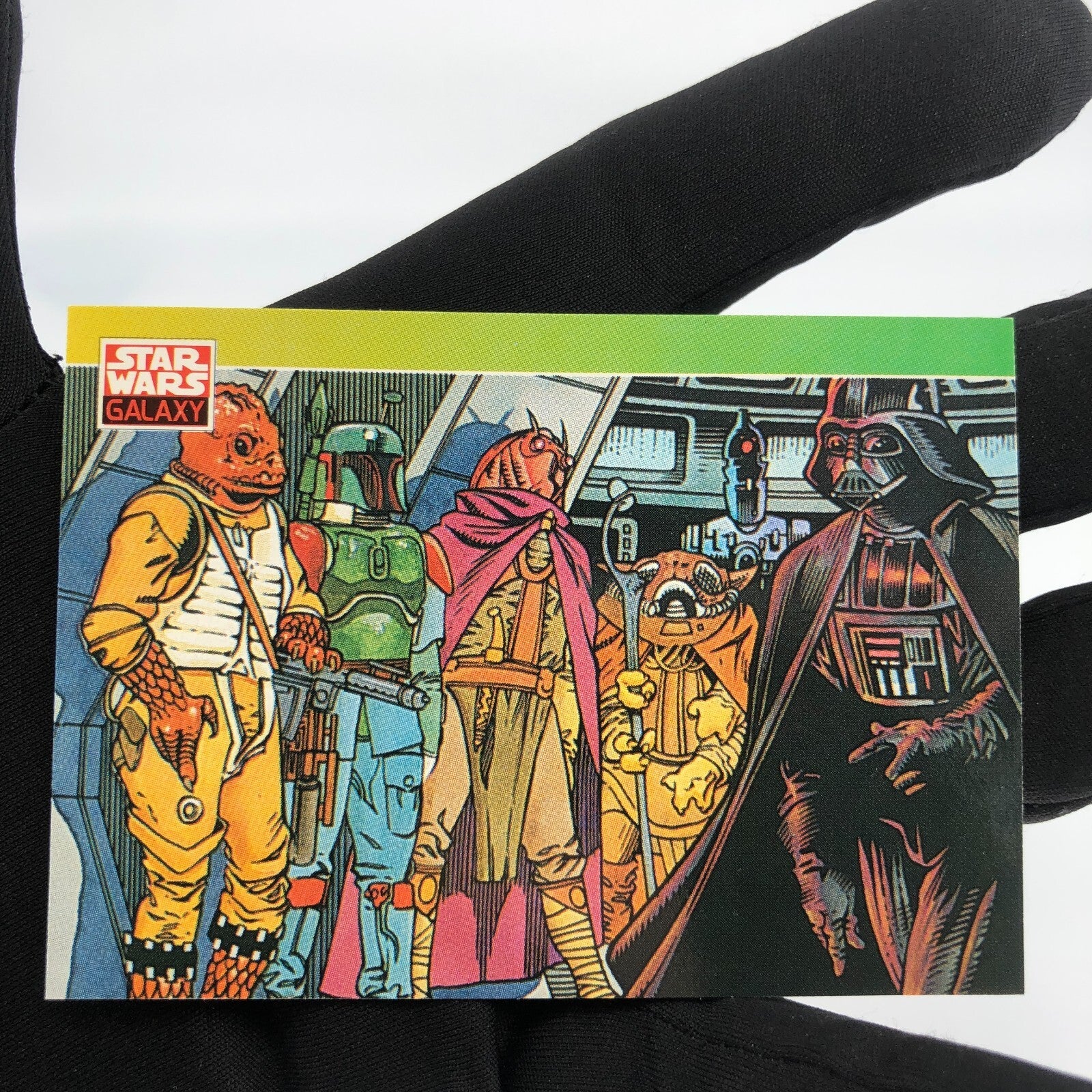 Star Wars Galaxy Card New Visions 114 Topps Darth Vader 1993 [Rank A]