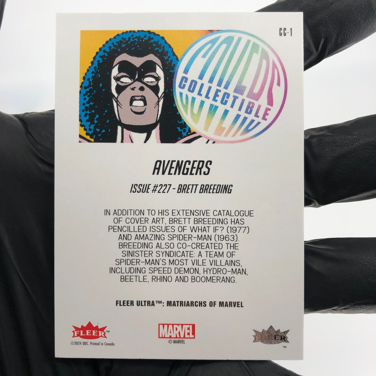 Marvel Card The Avengers CC-1 Covers Matriarchs 2024 Fleer Upper Deck [NM]