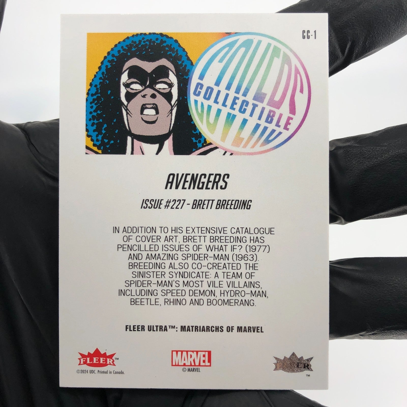 Marvel Card The Avengers CC-1 Covers Matriarchs 2024 Fleer Upper Deck [NM]