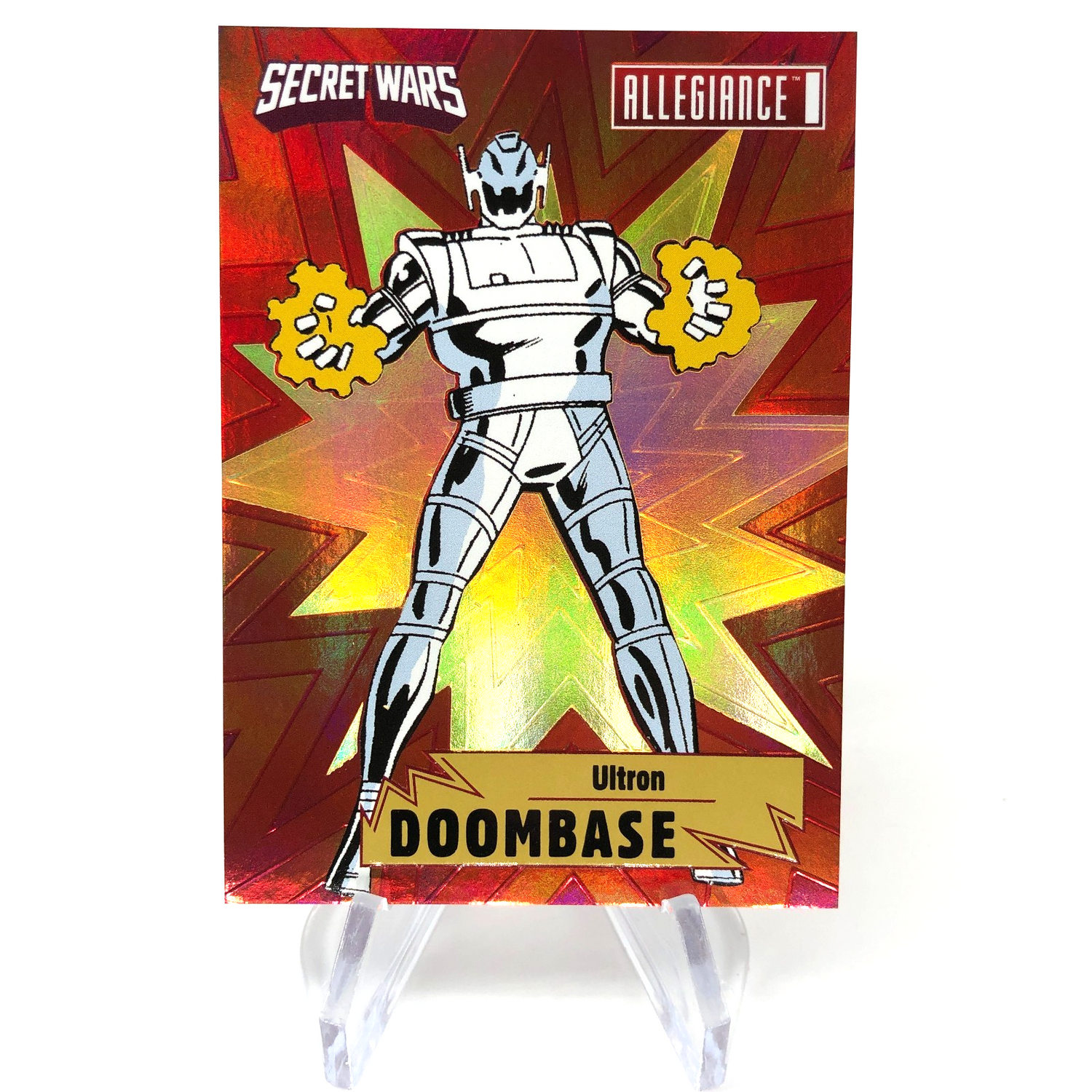 Marvel Card Secret Wars Ultron Doombase DB-4 Allegiance Upper Deck [NM]