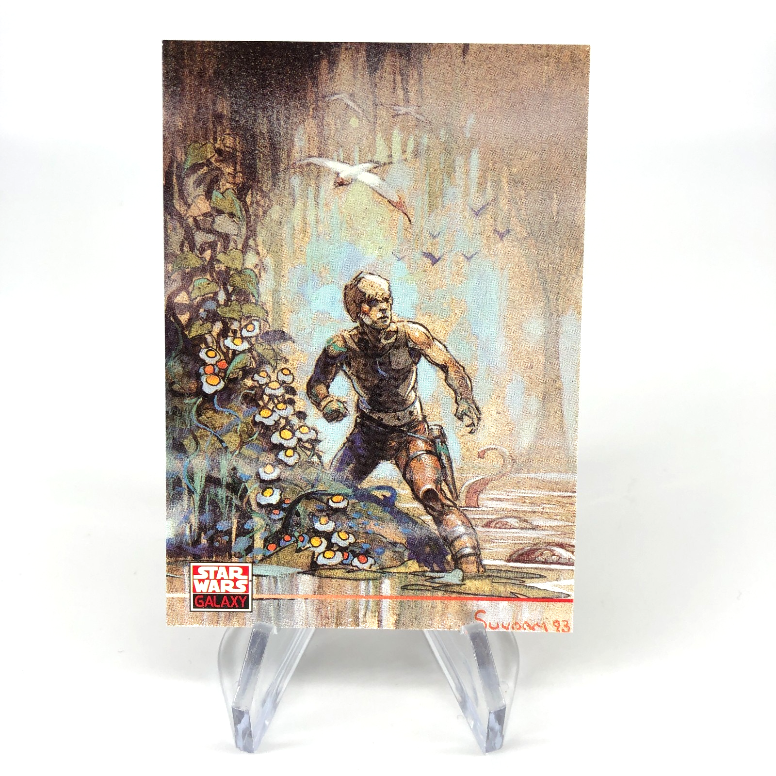 Star Wars Galaxy Card Luke Skywalker 267 Arthur Suydam Topps 1994 [NM]