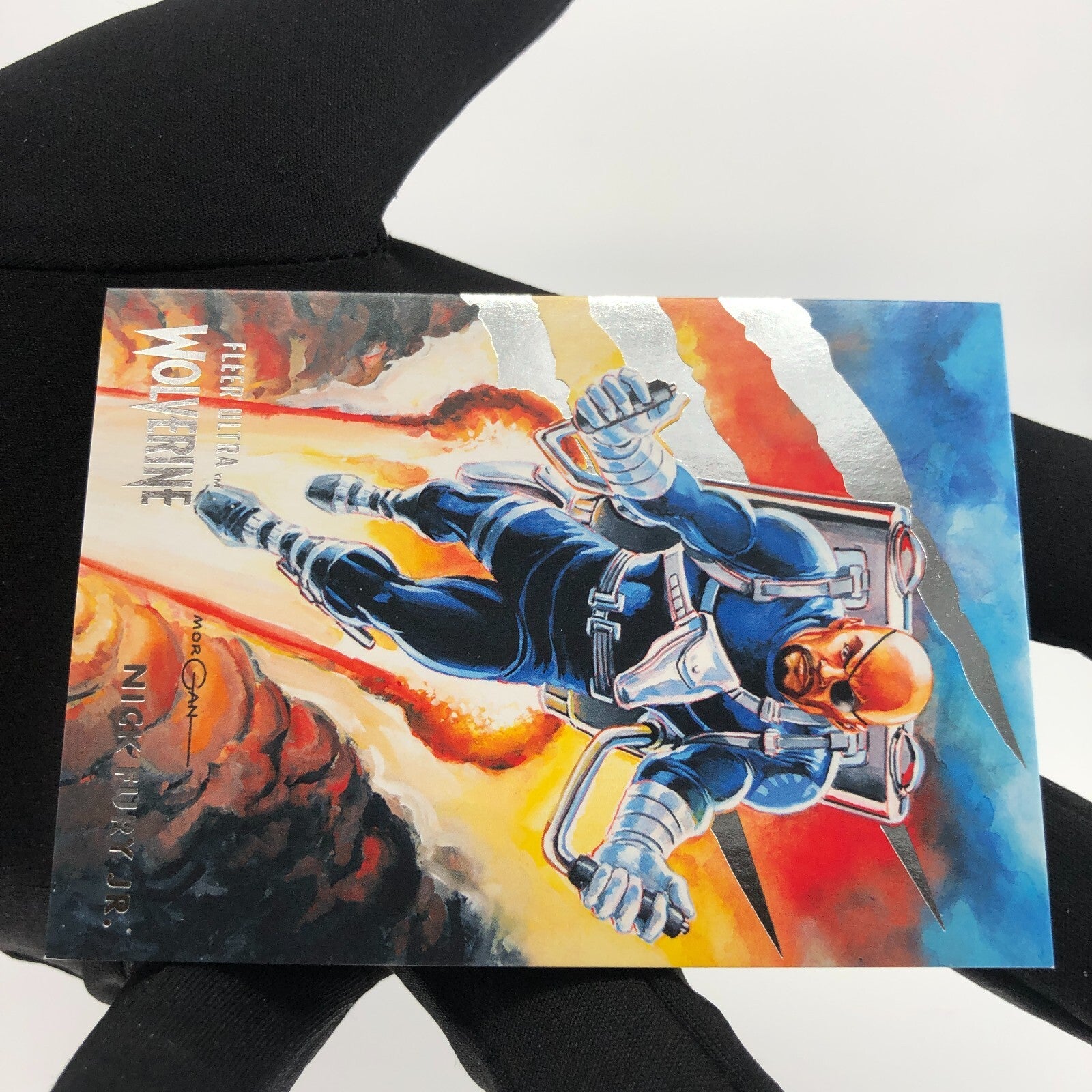 Marvel Card Nick Fury Jr. 33 Base Upper Wolverine Ultra [A]