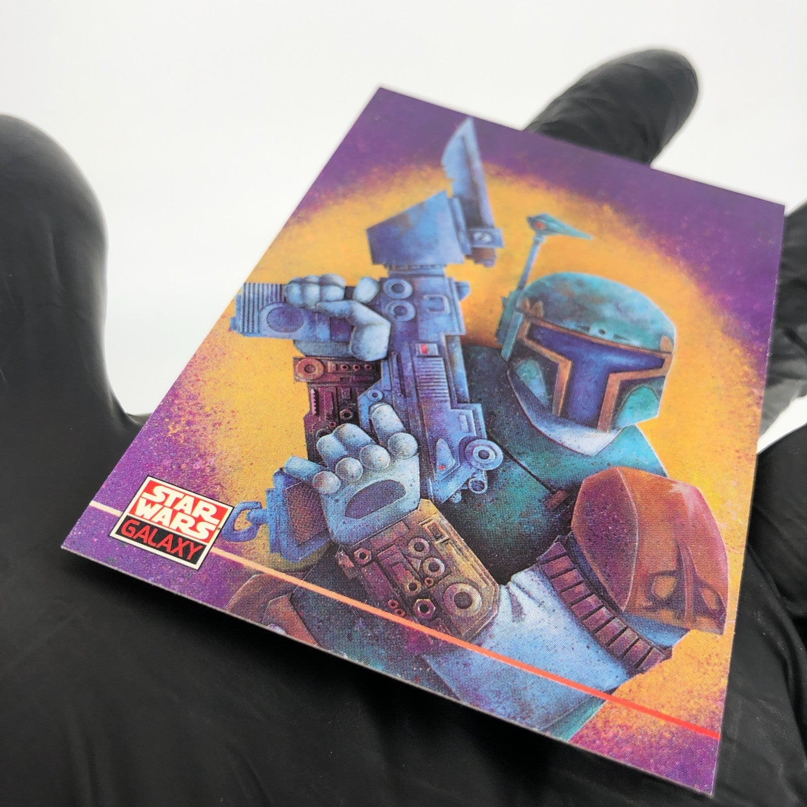 Star Wars Galaxy Card Boba Fett 269 Tom Taggart New Visions Topps 1994 [NM]