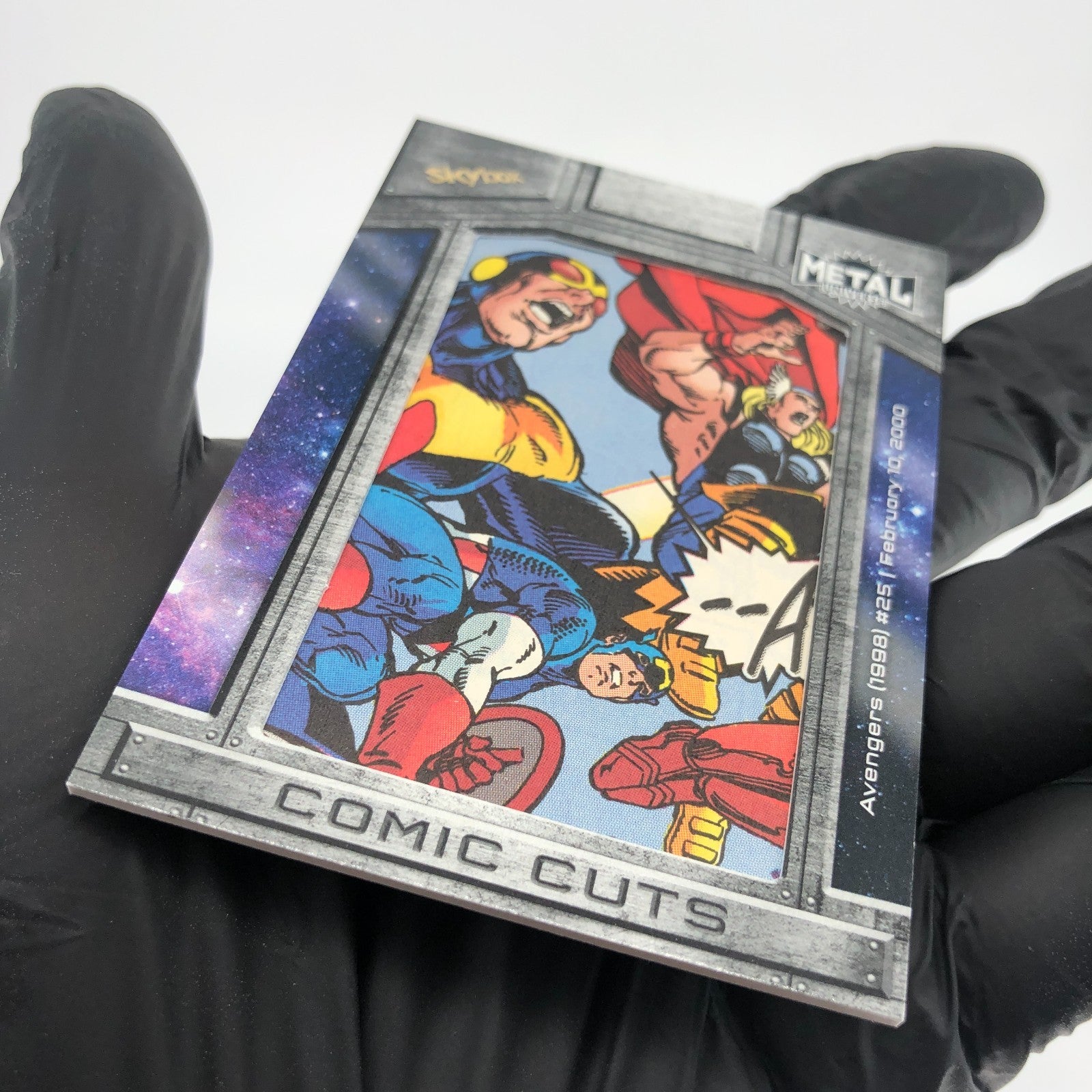 Marvel Card Comic Cut Avengers /65 CC-AV48 Fleer Upper Deck Metal Universe [NM]