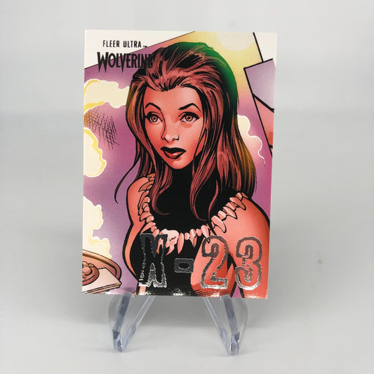 Marvel Card X-23 X-2 Green Fleer Upper Wolverine Ultra [A]