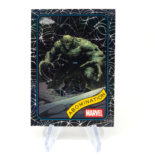 Marvel Card Abomination 132 Black Web /399 Topps Chrome 2025 [NM]