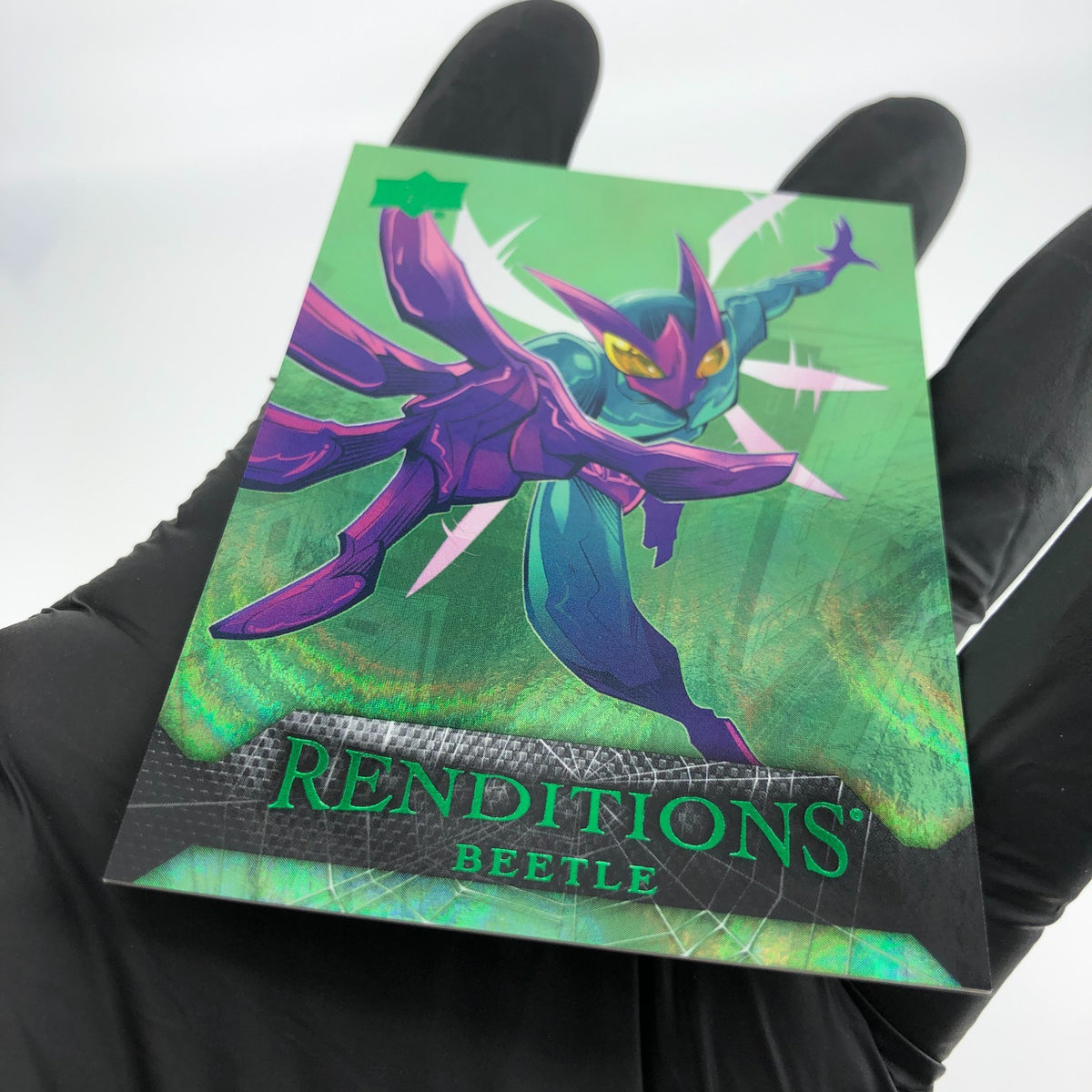 Marvel Card Beetle 70 Green  /399 Fleer Upper Deck Renditions [NM]