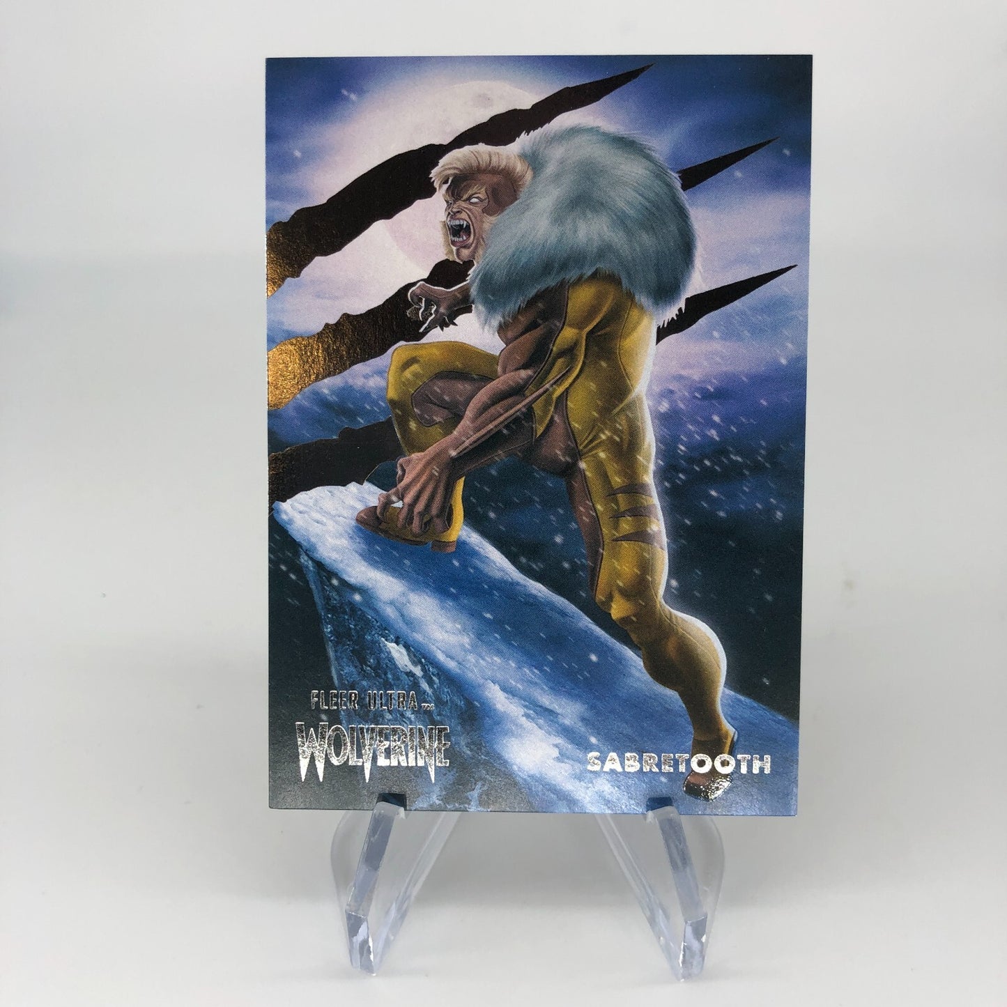 Marvel Card Sabretooth 27 Base Upper Wolverine Ultra [A]